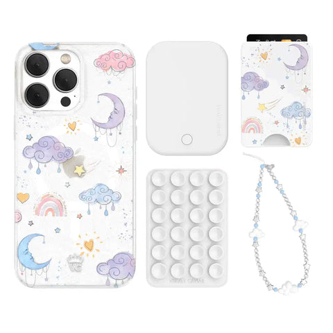 Sweet Dreams Frosted iPhone Bundle Set - Wallet