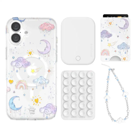 Sweet Dreams Frosted iPhone Bundle Set - Wallet