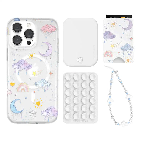 Sweet Dreams Frosted iPhone Bundle Set - Wallet