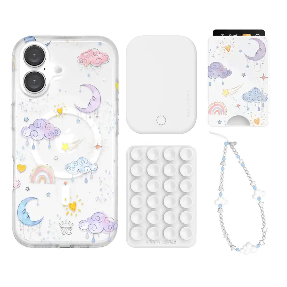 Sweet Dreams Frosted iPhone Bundle Set - Wallet