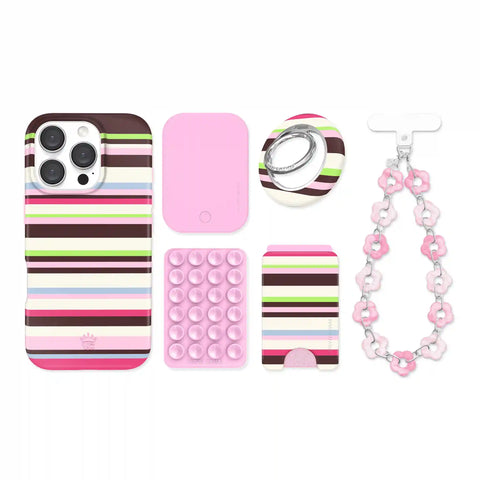 Sweet Treat Stripes iPhone Bundle Set