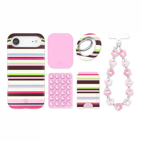 Sweet Treat Stripes iPhone Bundle Set