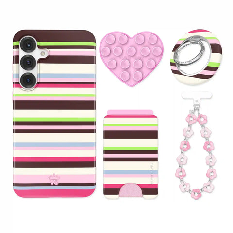 Sweet Treat Stripes Samsung Bundle Set