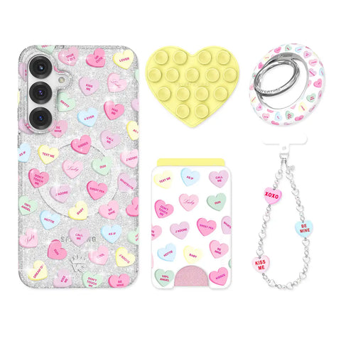 Sweet Hearts Glitter Samsung Bundle Set