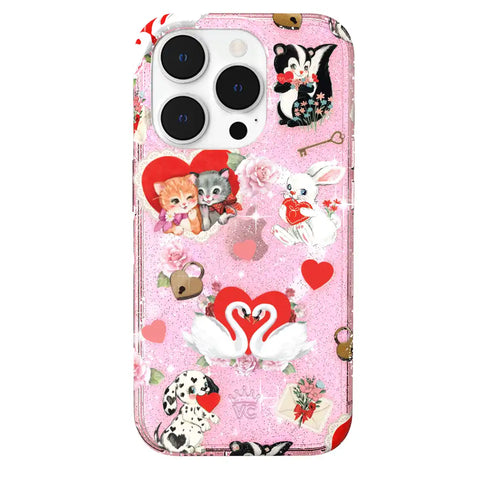 Love Letter Glitter iPhone Case