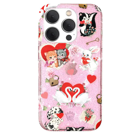 Love Letter Glitter iPhone Case