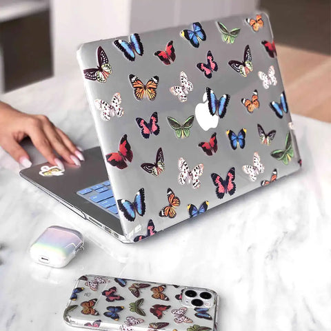 Vintage Butterfly MacBook Case