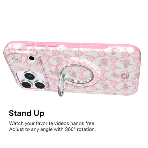 Lovely Pink Bows MagSafe Grip Ring