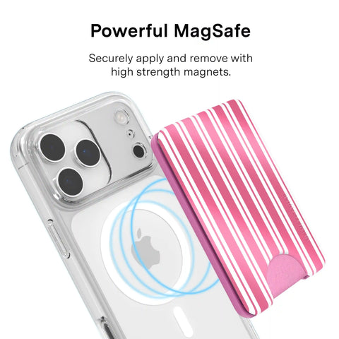 Candy Cane Stripes MagSafe Wallet