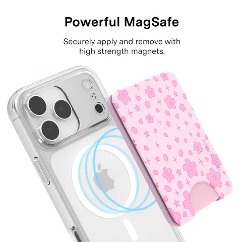 Pink Cherry Blossom MagSafe Wallet