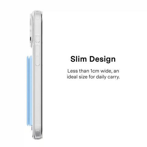 Cotton Candy Blue MagSafe Wallet