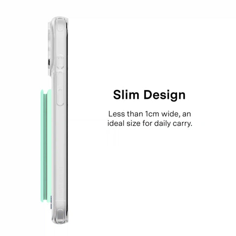Mint Jelly MagSafe Wallet
