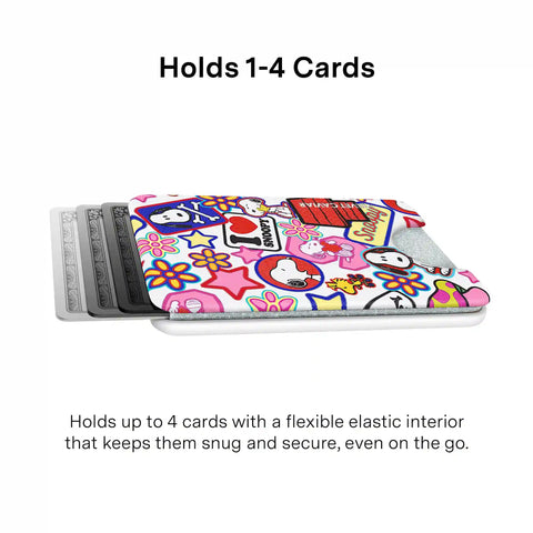 Snoopy Patchwork MagSafe Wallet
