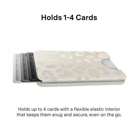 Stone Leopard MagSafe Wallet