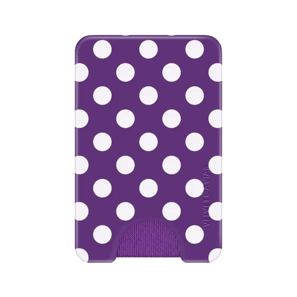 Violet Glow Polka Dot MagSafe Wallet