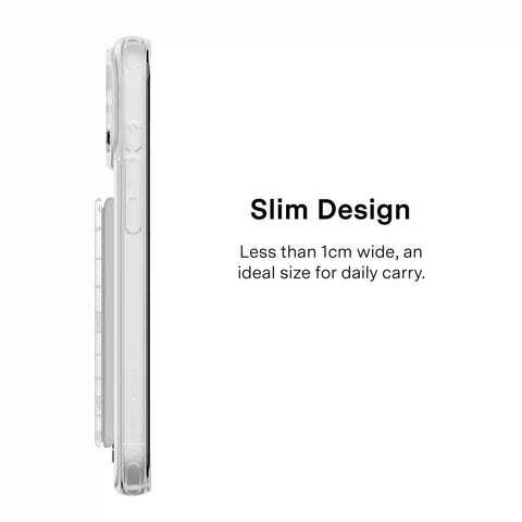 White Croc MagSafe Wallet