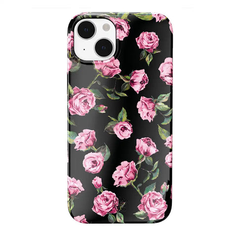 Pink Rose Floral iPhone Case