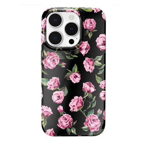 Pink Rose Floral iPhone Case
