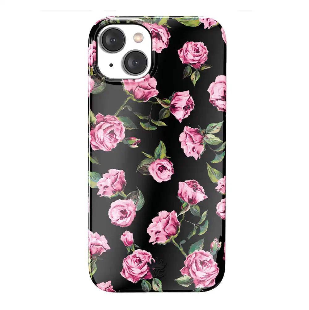 Pink Rose Floral iPhone Case
