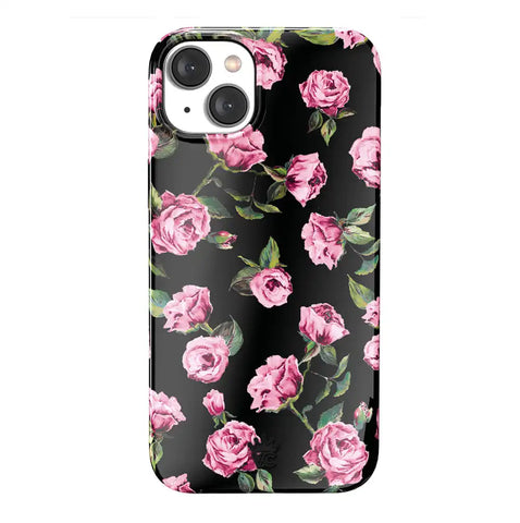 Pink Rose Floral iPhone Case