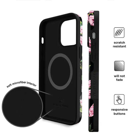 Pink Rose Floral iPhone Case
