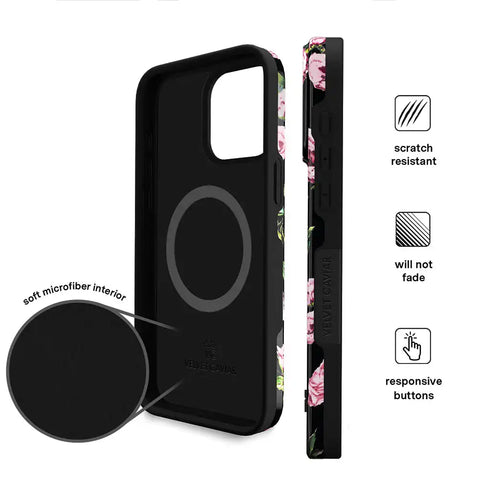 Pink Rose Floral iPhone Case