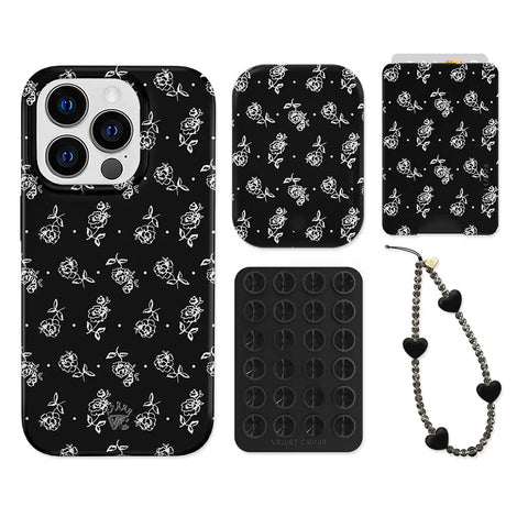 Vintage Roses iPhone Bundle Set - Wallet