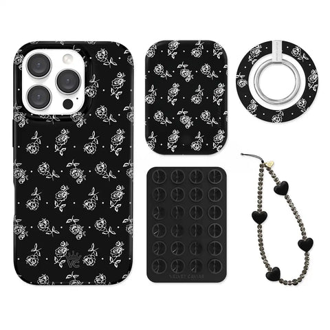 Vintage Roses iPhone Bundle Set - Grip