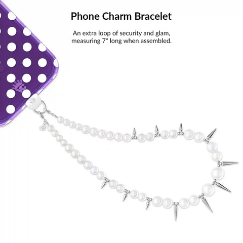Violet Glow Polka Dot iPhone Bundle Set