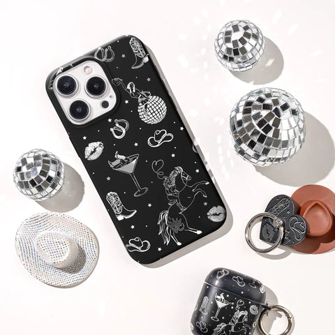 Disco Cowgirl AirPod Case