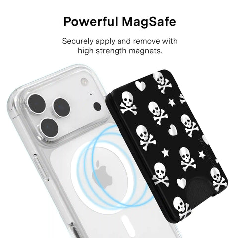 Chrome Skulls MagSafe Wallet