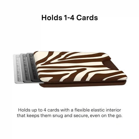 Coco Zebra MagSafe Wallet