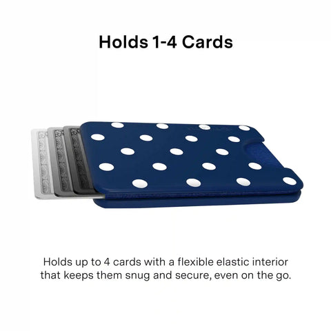 Midnight Polka Dot MagSafe Wallet