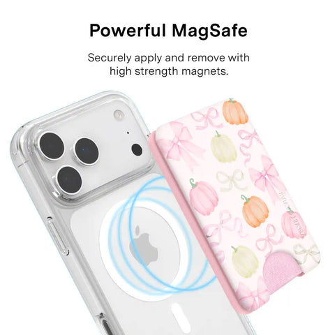 Pink Pumpkin Princess MagSafe Wallet