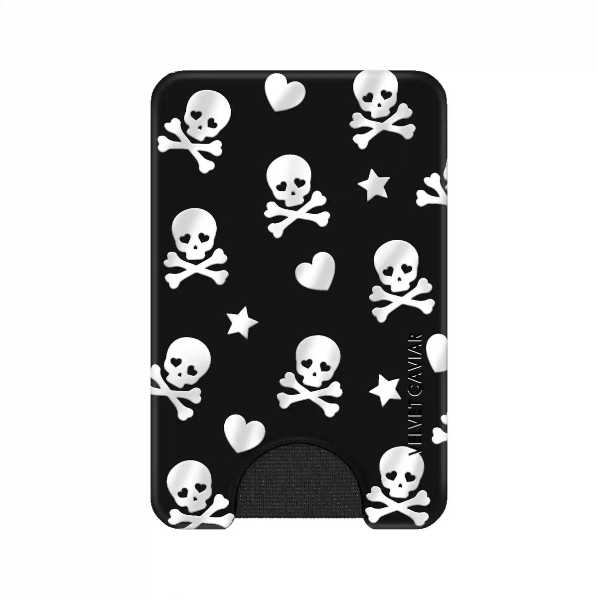 Chrome Skulls MagSafe Wallet