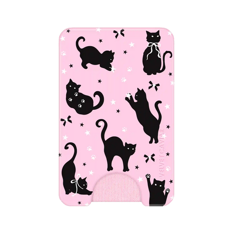 Lucky Kittens Glitter MagSafe Wallet