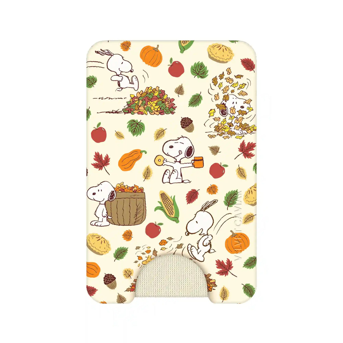 Snoopy Autumn Leaves MagSafe Wallet