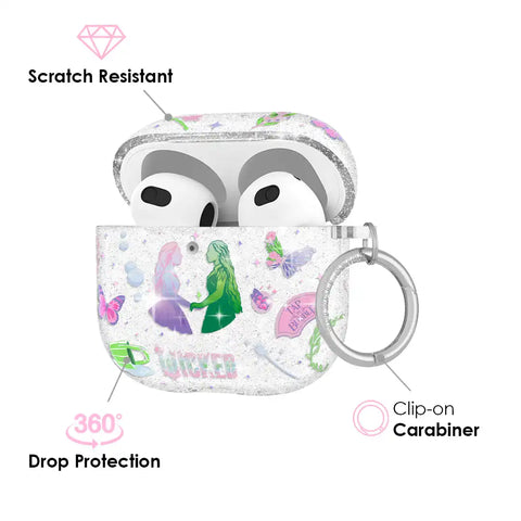 Wicked For Good Glitter AirPod Case