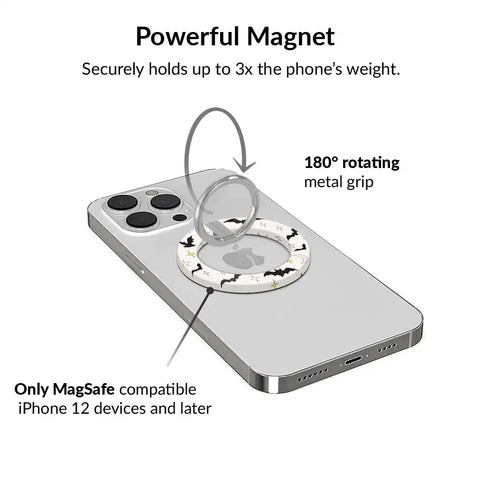 Witching Hour Bats MagSafe Grip Ring
