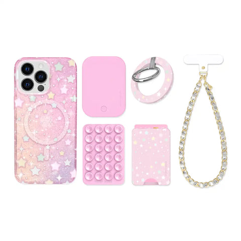 Falling Star Glitter iPhone Bundle Set