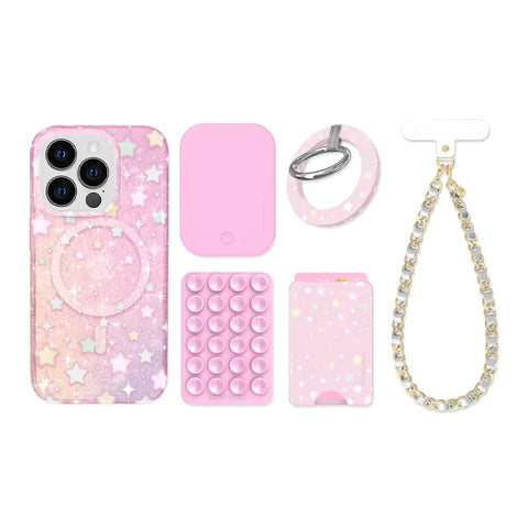 Falling Star Glitter iPhone Bundle Set