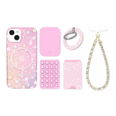 Falling Star Glitter iPhone Bundle Set