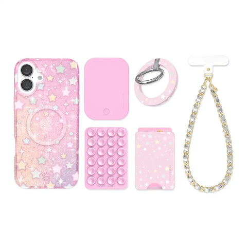 Falling Star Glitter iPhone Bundle Set
