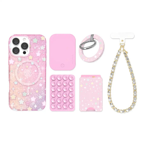 Falling Star Glitter iPhone Bundle Set