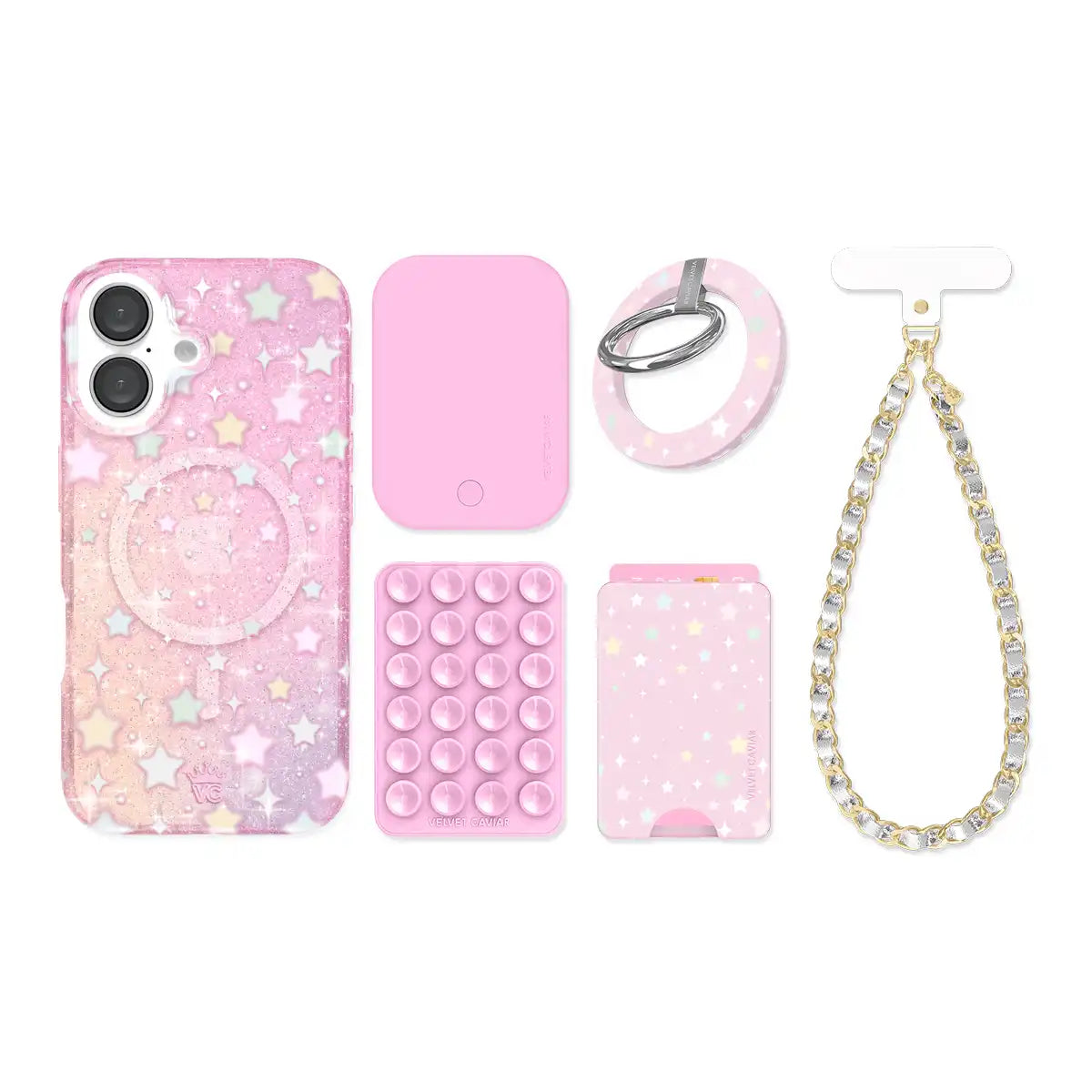 Falling Star Glitter iPhone Bundle Set