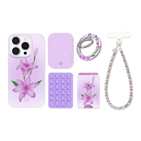 Love Spell Lily Floral iPhone Bundle Set