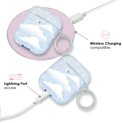 In the Clouds Stardust AirPod Case
