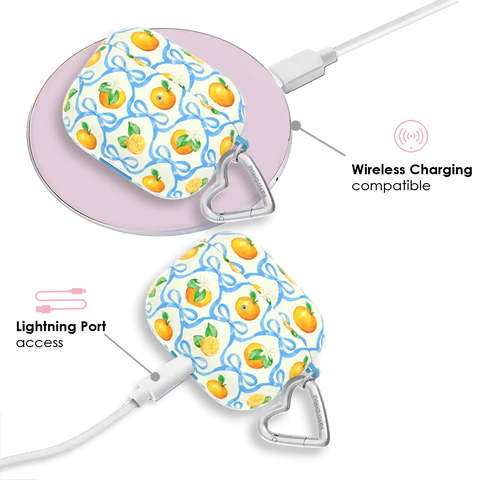 Orange Blossom AirPod Case