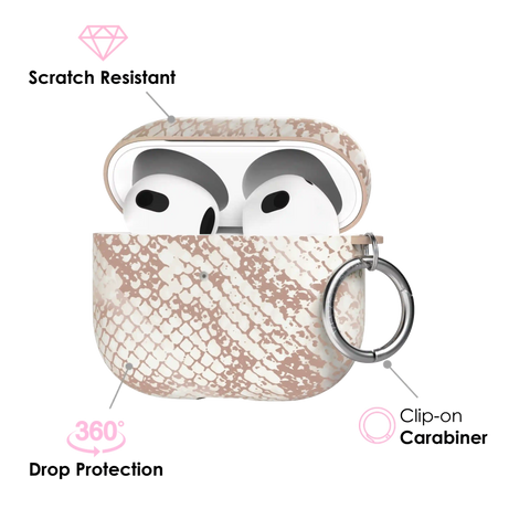 Nude Python AirPod Case