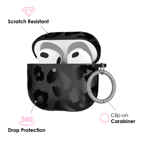 Black Leopard AirPod Case